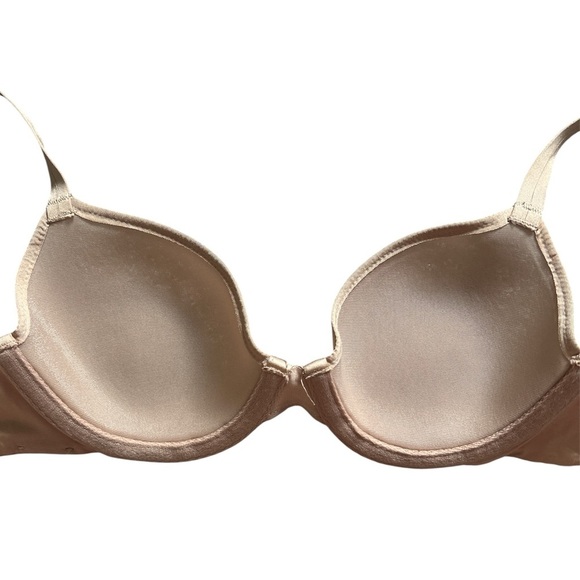 SKIMS No Show Molded Unlined Demi Bra Nude 32A - Picture 9 of 11